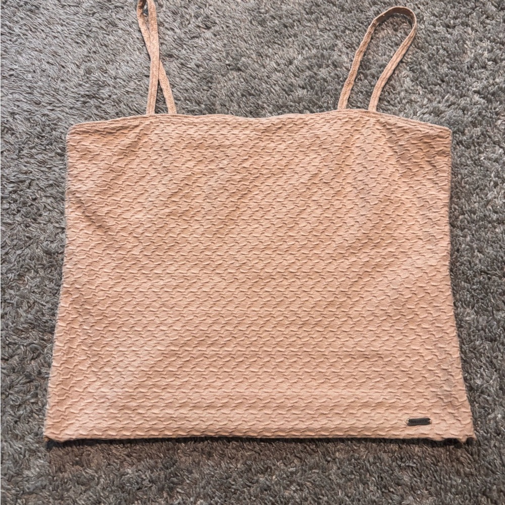 Textured Tan Women's Top